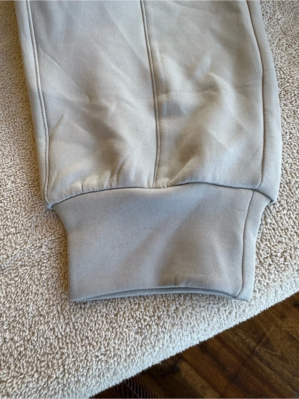 Mono B Light Gray Drawstring Jogger Pants